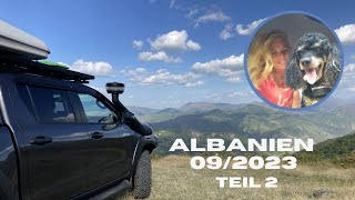 Part 2: The first time off-road with our Toyota Hilux and roof tent in Albania.