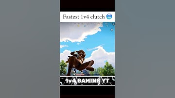 Fastest 1v4 clutch 🥶😱 #shorts #viral #youtubeshorts #trending #love #funny #pubgmobile #bgmi #like