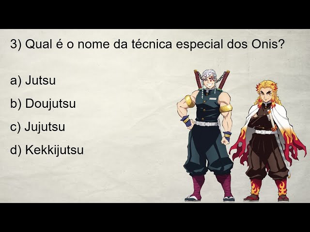 QUIZ DEMON SLAYER: Mostre que você sabe tudo de Demon Slayer #shorts 