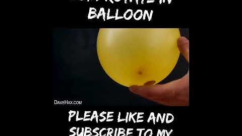 How is this possible? coin rotate in balloon. The great science trick.