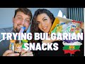 Reaction Video| First Time Trying Bulgarian Snacks| We Tried 12 Different Snacks