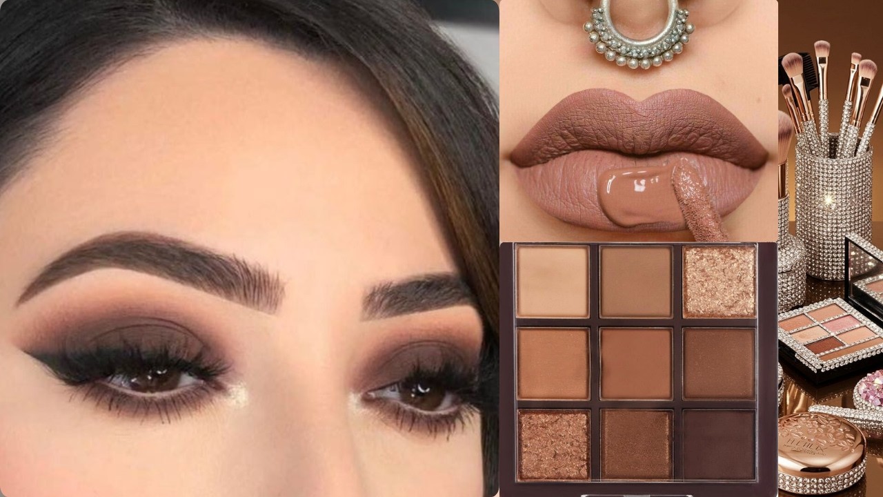 Brown eye makeup tutorial|Makeup for brown eyes|brown eyes makeup look