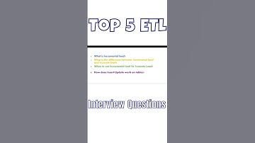Top 5 ETL Interview Questions
