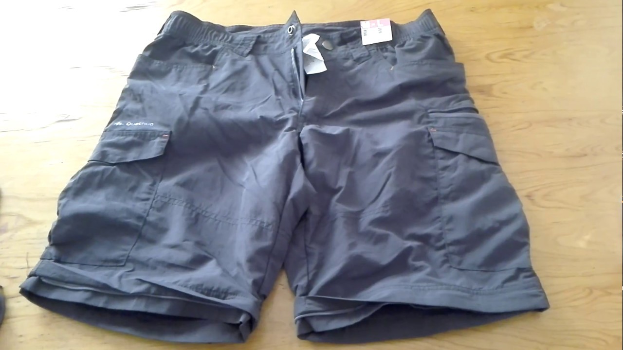 pant forclaz 100 modul grey