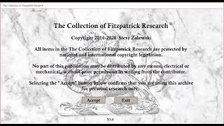 The Collection of Fitzpatrick Research V.3 Tutorial News