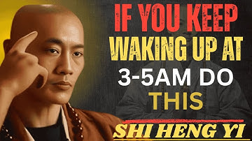 IF YOU KEEP WAKING UP AT 3–5AM — HERE’S WHAT IT REALLY MEANS | SHI HENG YI 🌙💭