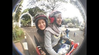 Ledies Vespa Hijab Cantik Bandung