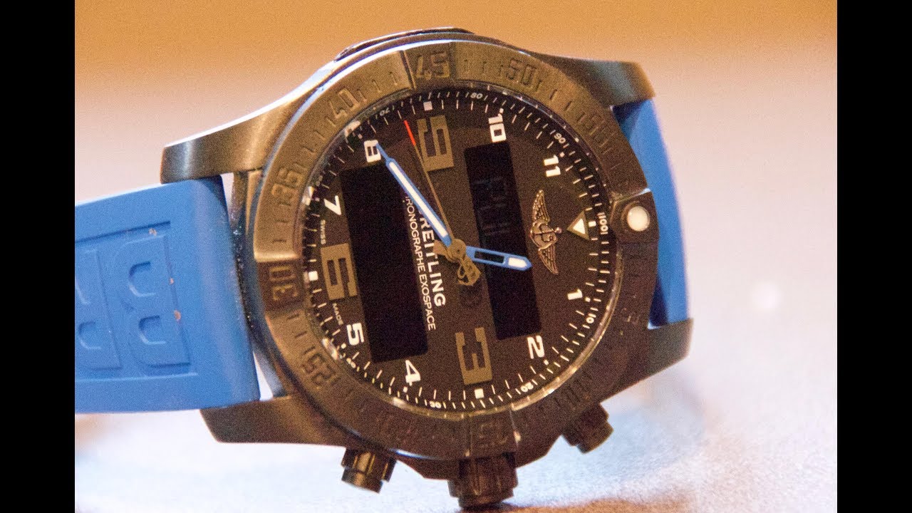 Describe about "BREITLING SMARTWATCH REVIEW: The Breitling Exospace B55"?