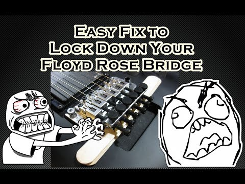 Block Your Floyd Rose Bridge | The Easiest Solution | TUGGtv