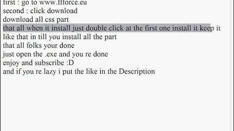 How To Get CSS For Free !(site is down)