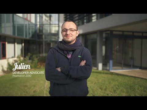 Julien, Developer Advocate, diplômé de l'ENSTA Bretagne (promotion 2010)