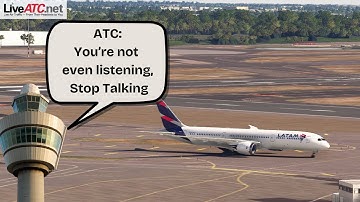 ATC and Pilot unable to understand each other - Real ATC Audio | MSFS Recreation