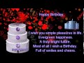 Happy Birthday Wishes With Beautiful Message,Quote,Blessings ''and'' Pics