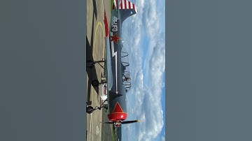 YAK-52 Warm Up at Reichelsheim Airport