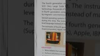 Class-3, Sub - Computer, Ch-2, Generations of Computers topic of fourth generation