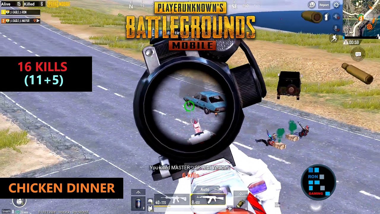 PUBG MOBILE | AMAZING "16 KILLS" NICE DUO MATCH CHICKEN DINNER - YouTube