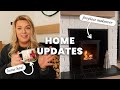 Home updates  fireplace makeover  shopping vlog