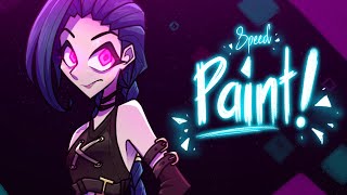 [ SPEEDPAINT | FANART ] Jinx/Powder - ARCANE