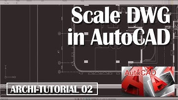 How to use proper scale in AutoCAD by reference distance -CAD tutorial