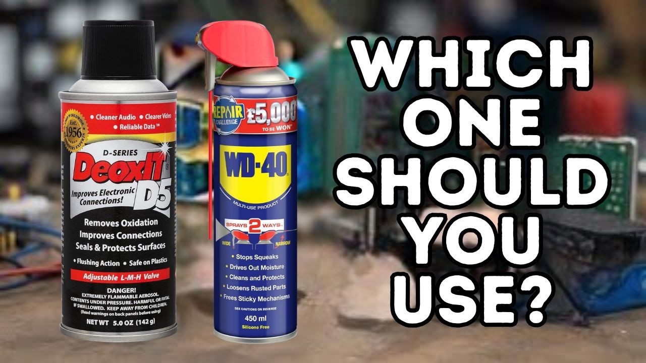 Прекратите использовать WD-40 для чистки электроники? Сравнение DeoxIT и WD-40: объяснение.