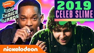 SLIME CAM  ft. Will Smith, David Dobrik, Adam Sandler, & More! | 2019 Kids' Choice Awards | Nick