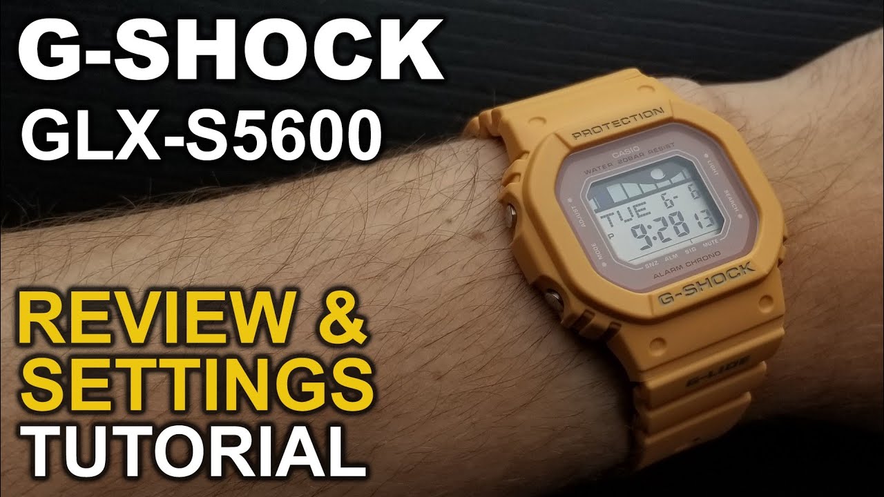 Gshock GLX S5600 - Review and Setting Tutorial - Module 3559 - YouTube