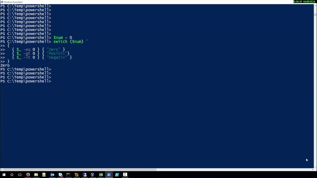 Powershell item. Sleep in POWERSHELL 5. Nebo Multi Ping.