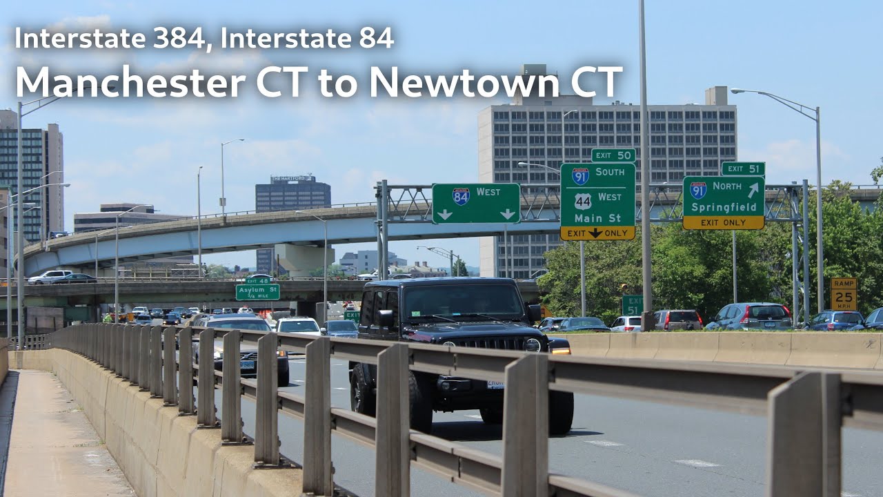 I-384, I-84: Manchester CT to Newtown CT