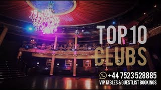 Top 10 Night Clubs in London