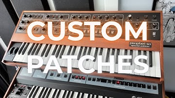 Sequential Prophet 5 & 10 Custom Patches: Synthwave, Vintage 80s, Ambient & More