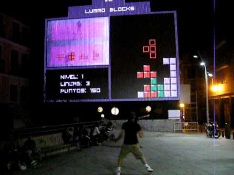 TETRIS - La Noche en Blanco 2010 - Lummo Blocks
