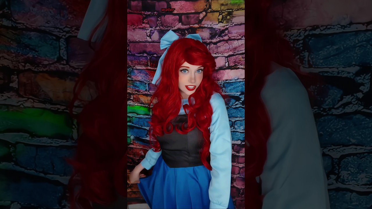 Water solves everything!  | Ariel | The Little Mermaid #cosplay #shorts