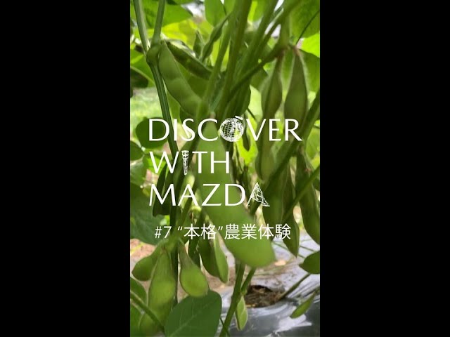 【DISCOVER with MAZDA】”本格”農業体験しませんか？