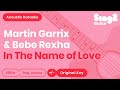 In The Name of Love (Acoustic Guitar karaoke demo) Martin Garrix & Bebe Rexha