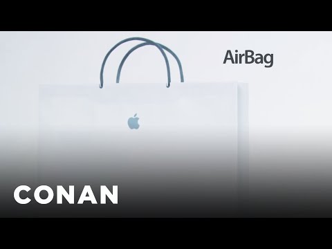 Introducing The New Apple AirBag  - CONAN on TBS