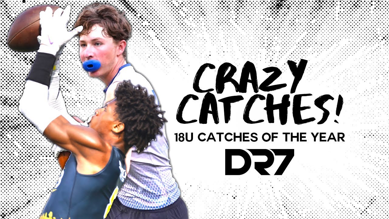 CRAZY CATCHES! | 18u 7on7 Best Catches of the Season | High School Football | DR7 DR Sportz - YouTube