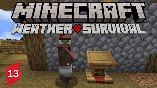 Minecraft: Hardcore Weather Survival: Ep 13 - Thriving Neighbors