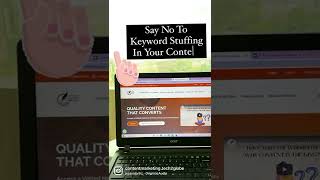 Avoid keyword stuffing in your content to sidestep lower ranking on search engines. 🚫🤚🏻