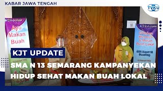 SMA Negeri 13 Semarang Kampanyekan Hidup Sehat Dengan Sering Makan Buah