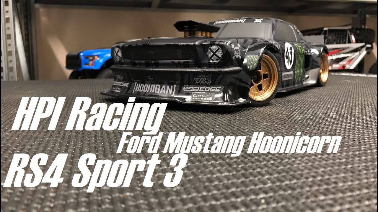 HPI Racing RS4 Sport 3 Ken Block Ford Mustang Hoonicorn