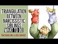 Triangulation between narcissistic SIBLINGS what to do - with Kris Godinez