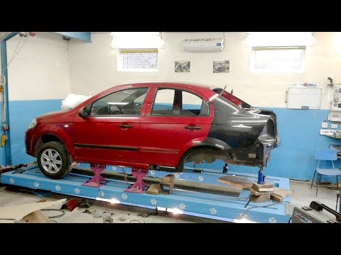 🚗🔪 CHEVROLET Aveo. Вытяжка кузова. Сборка распила.