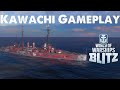 Kawachi Gameplay World of Warships Blitz