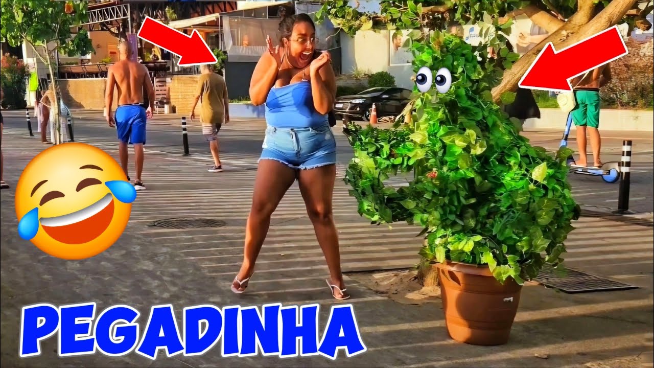 PEGADINHA ESSA REAÇÃO EU NÃO ESPERAVA - Pegadinha Homem Planta 2025