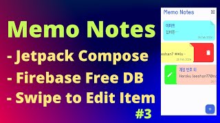 Memo Notes App (Full Package #3)