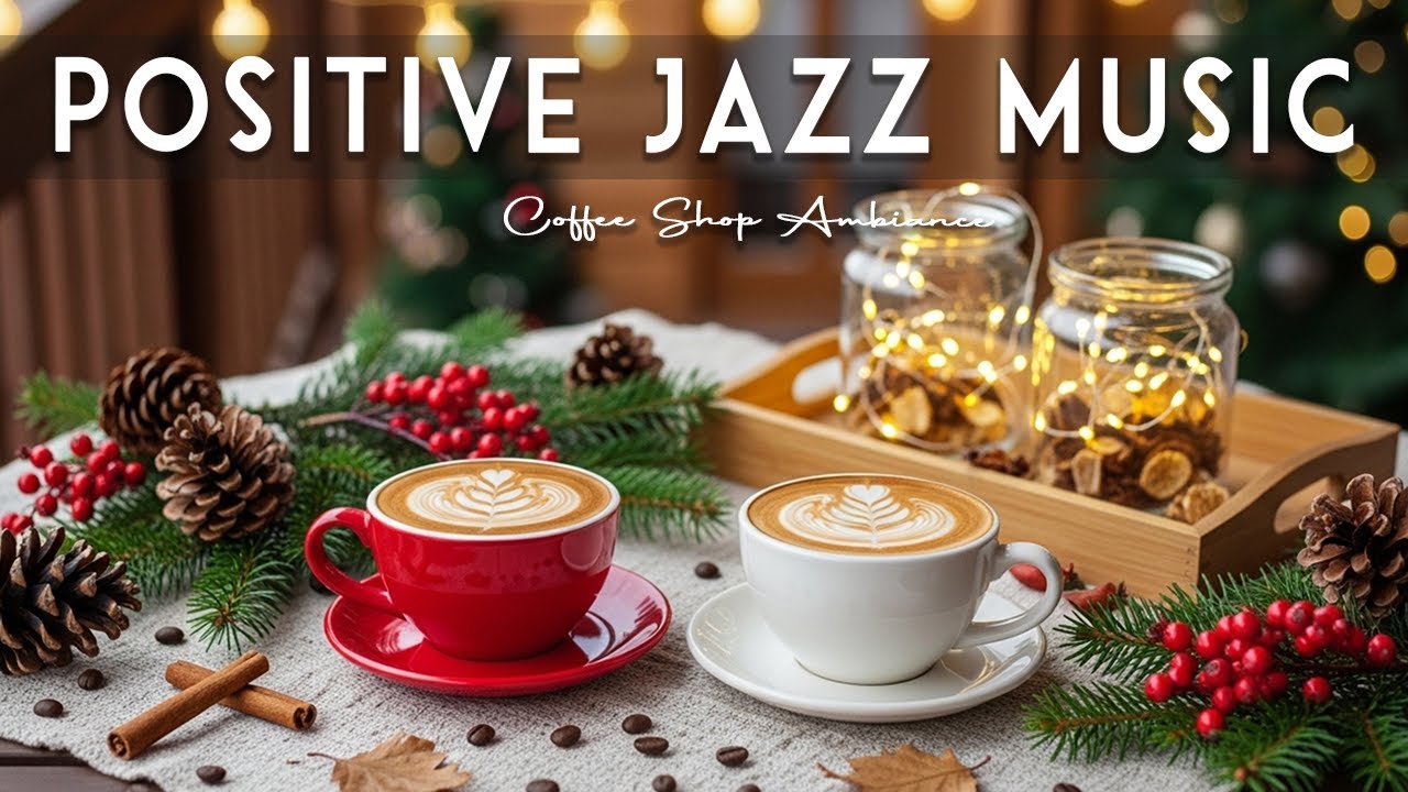 Positive Jazz Music☕ Coffee Shop Ambiance & Morning  Bossa Nova for Peaceful Work & Positive Energy.
