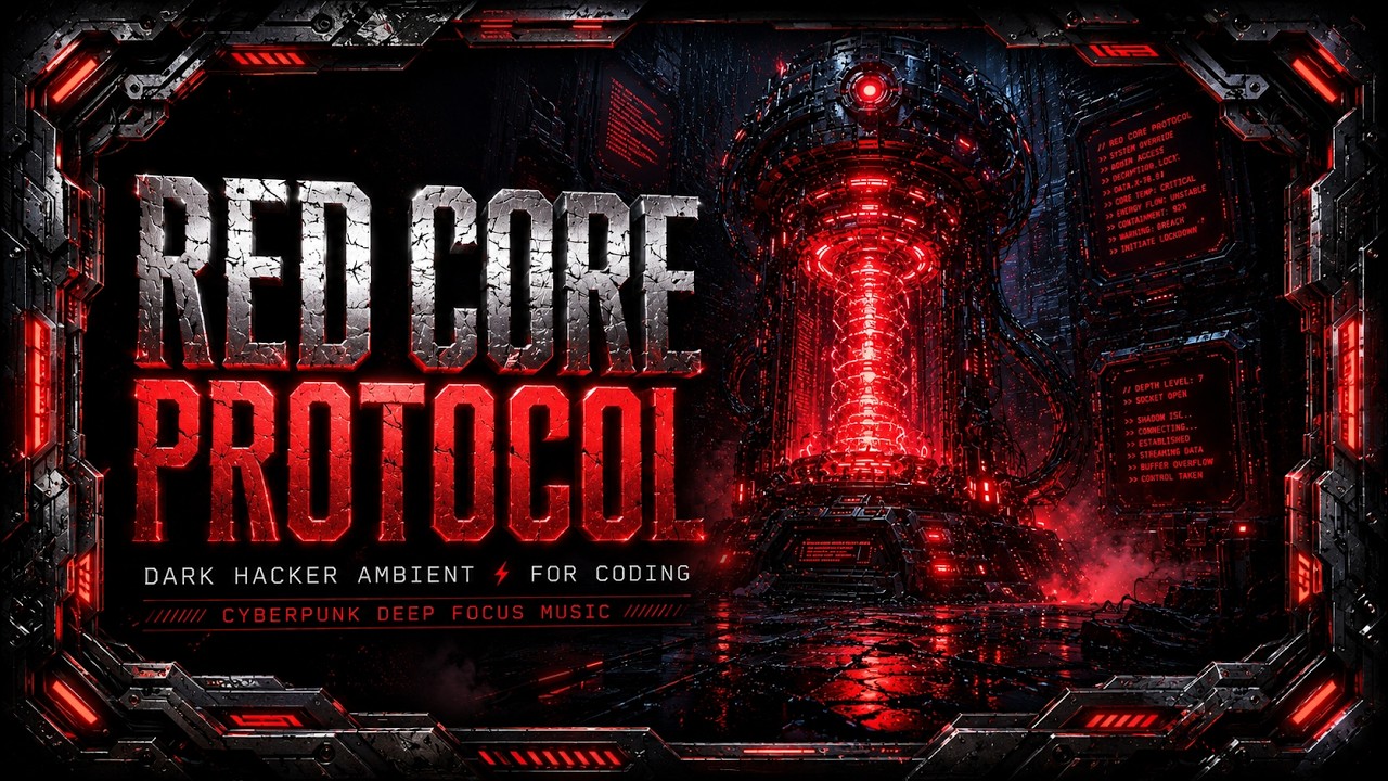 在 YouTube 上观看 PROTOCOL: RED CORE ⚡ Dark Hacker Music for Coding & Focus 在 YouTube 上观看 PROTOCOL: RED CORE ⚡ Dark Hacker Music for Coding & Focus