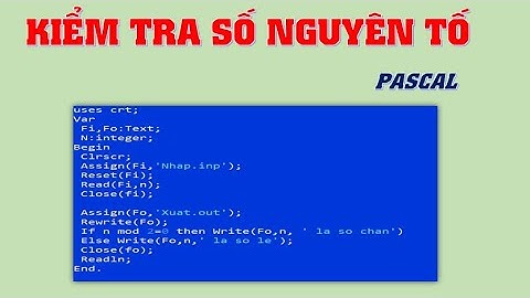 Bài tập pascal nâng cao 11 có lời giải năm 2024