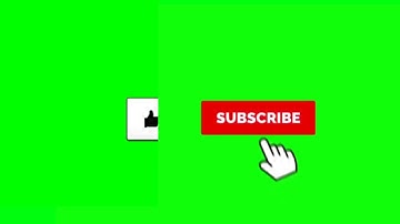 FREE | GREEN SCREEN LIKE AND SUBSCRIBE BUTTON WITH NOTIFICATION BELL