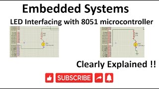 [ES-EN-18]LED Interfacing with 8051 Microcontroller -lession-18